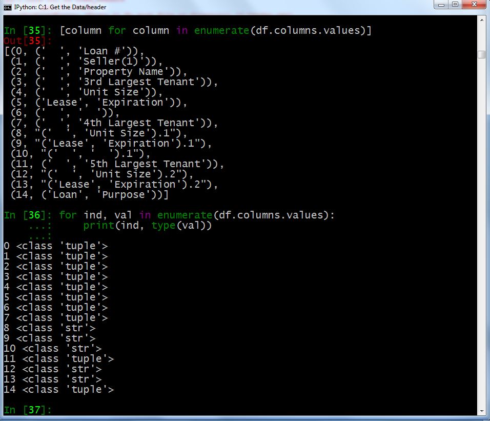 tuples vs strings